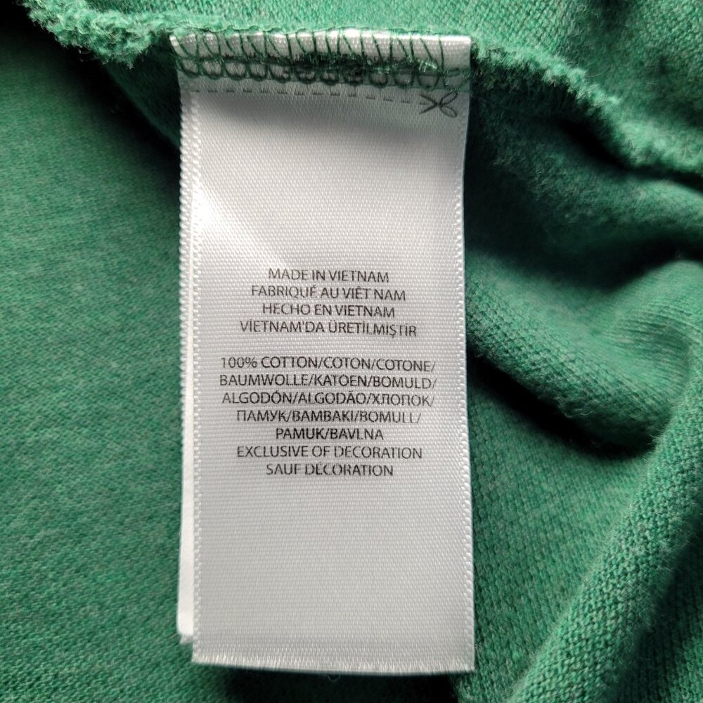 Polo Ralph Lauren Polo Classic Fit Short Sleeve Shirt Heather Green Large Preppy - Picture 7 of 9